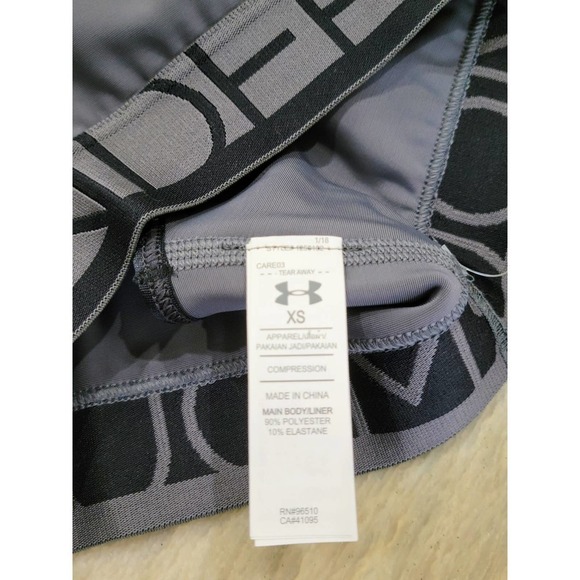 Under Armour Gray Black Sports Bra XS NWT - Picture 7 of 9